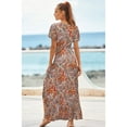 thumbnail image 3 of LASCANA Women's Printed Side Slit Maxi Dress, 3 of 5