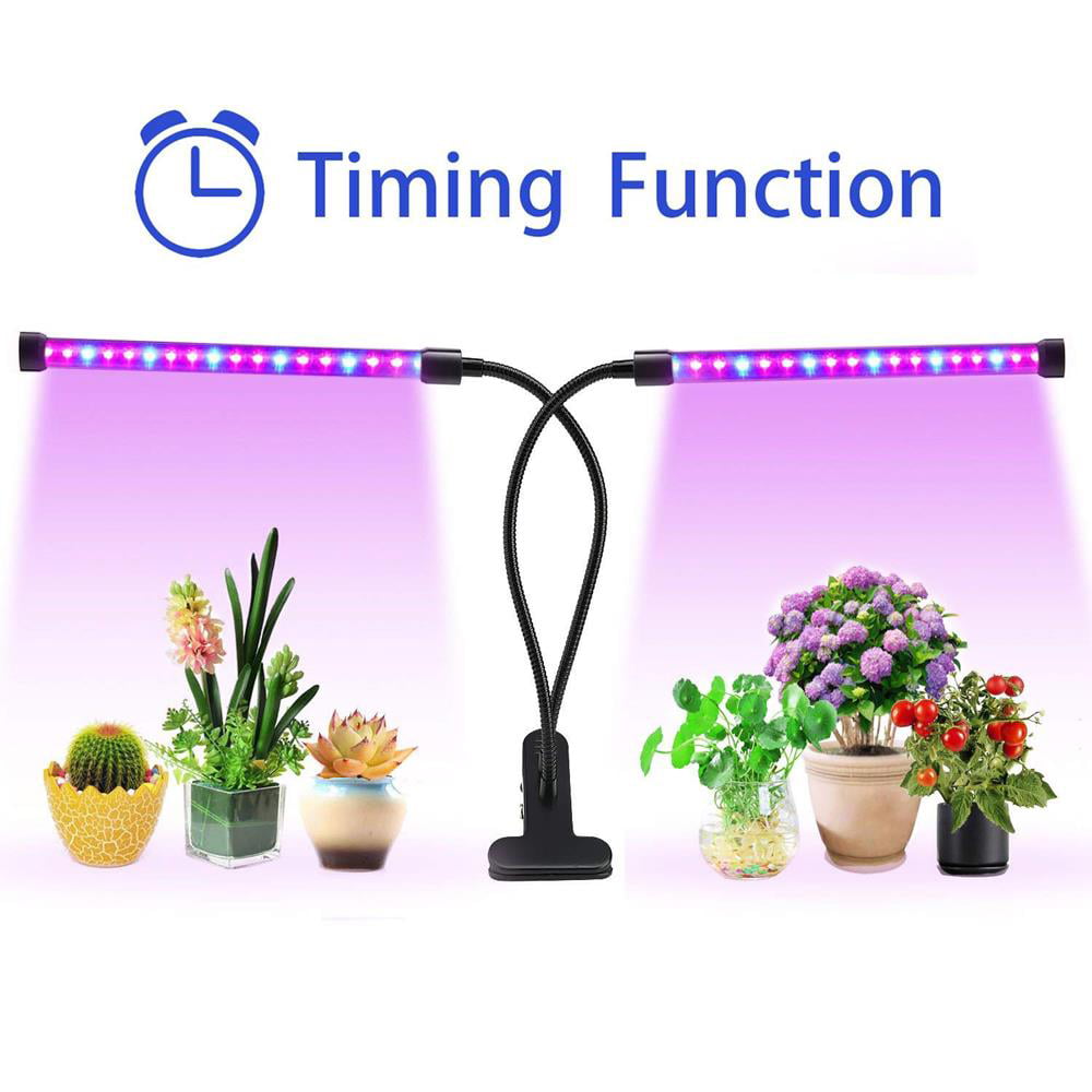 Details about   Plant Light,Grow Lights for Indoor Plants,2 Head 20W 40 LEDs Growing Lamp Lights 