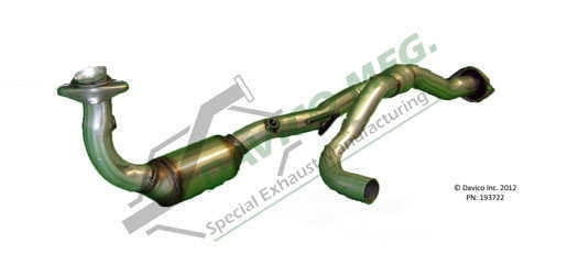 Davico Mfg Catalytic Converter P/N:193722 Fits select: 2005 ,2007 JEEP LIBERTY