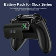 thumbnail image 3 of Controller Charging Station for Xbox Series S/X, TSV Charger Dock Stand Fit for Xbox Series S/X, Xbox One S/X Elite Controllers with 1200mAh Rechargeable Battery Pack, Battery Cover, USB Power Cable, 3 of 8