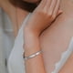 thumbnail image 4 of Pulseras para mujer – 2 piezas chapadas en oro con circonita cúbica de amor, pulsera de amistad de cristal, joyería, boda, fiesta de San Valentín, 4 of 5