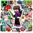 thumbnail image 3 of 100 Pcs Waterproof Minecraft Stickers for Kids and Adults, Game Stickers for Reward, Water Bottles, 3 of 5