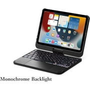 360° Rotatable Touch Keyboard for iPad Mini 6th Generation Backlight Keyboard Built‑in Trackpad, Bluetooth Foldable Keyboard Cover for iPad Mini 6 2021