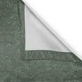 thumbnail image 4 of Ambesonne Leafage Valance Pack of 2, Herbal Tree Branches Leaves, 54"X12", Pale Reseda Green and Dusk, 4 of 5