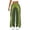 Z-Army Green198, variant on JIAYUE Women's Pants Ankle Length Elastic Waist Comfortable Loose Fit Trousers With Drawstring For Home Wear Travel Casual Bottoms For Women