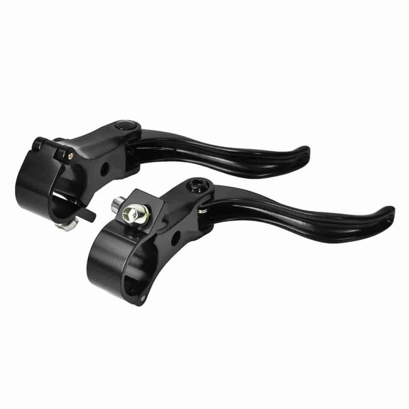 Bicycle Brake Lever, DIY Brake Lever High Strength Aluminum Alloy Ergonomic 1 Pair  For 24mm Handlebars
