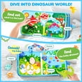 thumbnail image 2 of Dinosaurio Busy Book JoyCat para niños pequeños con 15 actividades de 2 a 5 años, 2 of 6