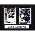 thumbnail image 1 of C&I Collectables 68SCHEIFELE 6 x 8 in. NHL Mark Scheifele Winnipeg Jets Two Card Plaque, 1 of 1