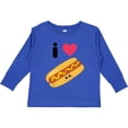 thumbnail image 3 of Inktastic I Love Hot Dogs Boys or Girls Long Sleeve Toddler T-Shirt, 3 of 5