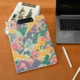 thumbnail image 5 of FORMRS A4 Clipboard Folder with Pen Holder Horizontal Foldable School Office Binder, Yellow Floral Wave, 5 of 9