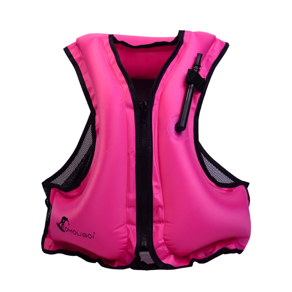 200kg Life Jacket Inflatable Snorkeling Zip Adult Swim Fishing Survival