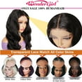 thumbnail image 6 of Body Wave Lace Front Wigs Human Hair For Women Natural Black 13x6x1 T Part Hd Transparent Lace, 6 of 10