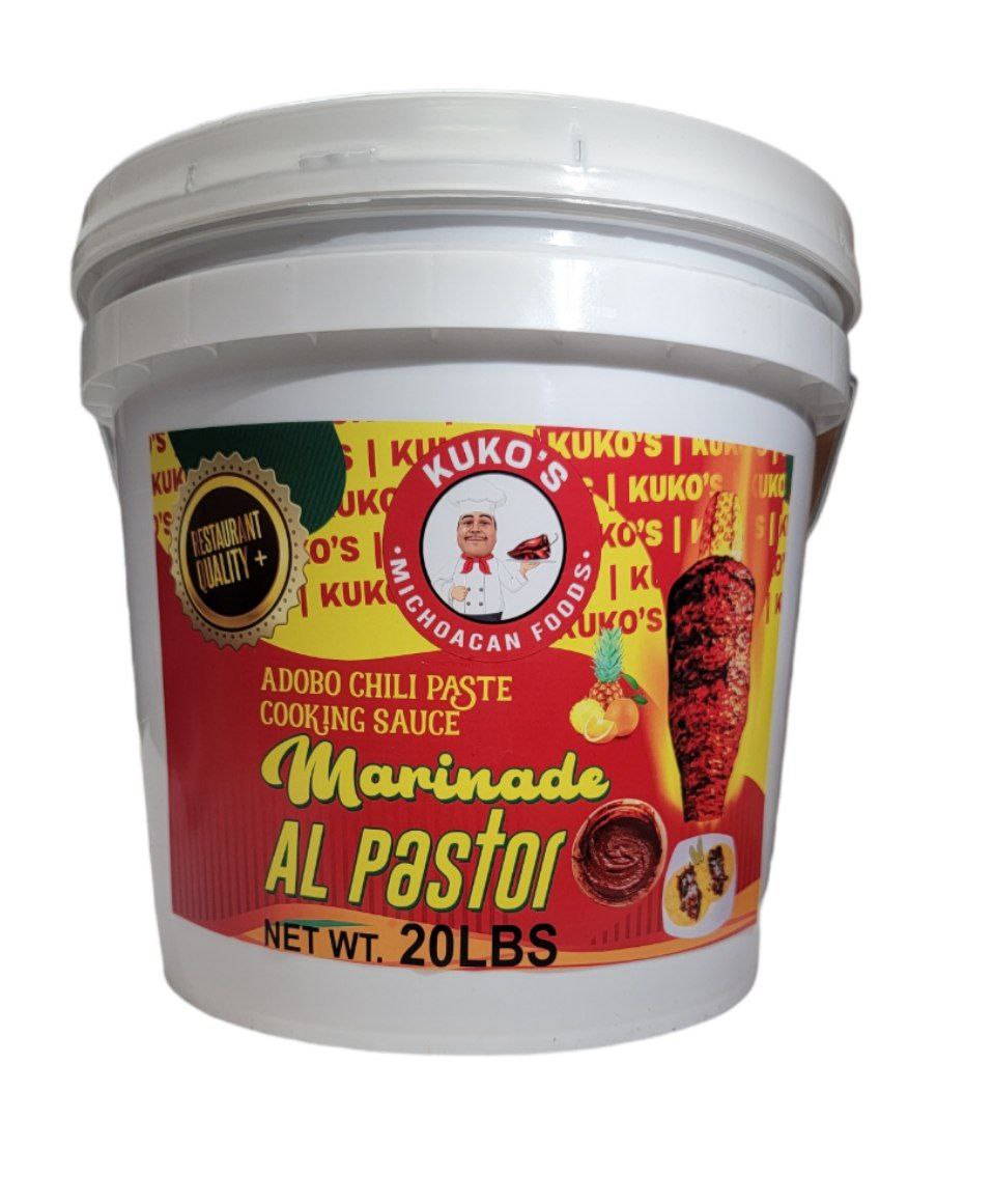 Al Pastor Adobo Marinade Chili paste concentrate cooking sauce commercial use restaurant grade 20 pounds tacos trompo Mexican shawarma Adobada - image 1 of 7