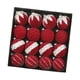 thumbnail image 1 of 16 bolas navideñas decorativas de terciopelo para el hogar, bolas navideñas flocadas para el, Rojo, 1 of 9