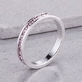thumbnail image 2 of Stylish Stackables with Lavender CZ Ring- Size : 10, 2 of 8