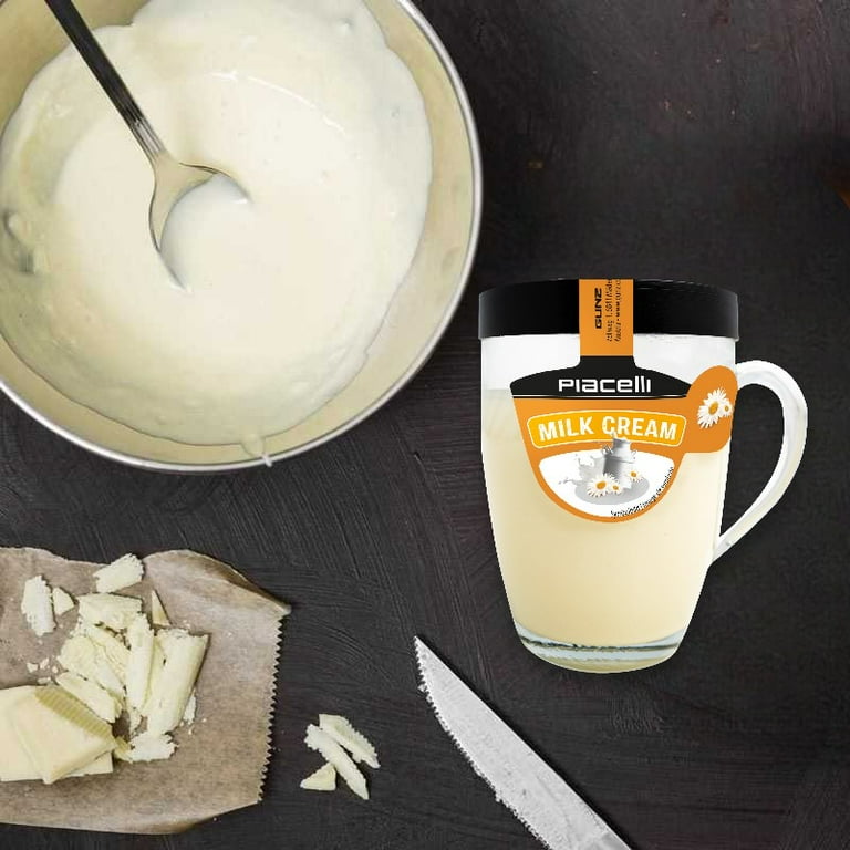 Piacelli, 2 Count - Cream Spread with Milk 300g - Special Glass
