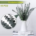 thumbnail image 2 of 16 Ramas de Eucalipto Secas y Conservadas, Planta de Eucalipto Fresco de 17 Pulgadas para Ducha, Ramo de Eucalipto Real para Relleno de JarróN, 2 of 7
