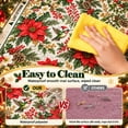 thumbnail image 2 of American Mahjong Mat with Rules, Christmas Hummingbird Poinsettia Design, 31.5 x 31.5 Inch, Non-Slip Waterproof Mahjong Table Mat with Carry Bag, 2 of 9