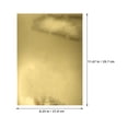 thumbnail image 2 of TAILTOSS 20Pcs Cardstock Paper for Decor Golden Color Square Shape Metallic Foil Mirror Finish, 2 of 8