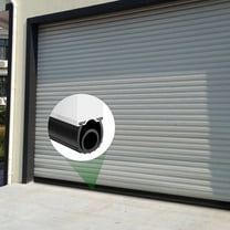 Minkissy Garage Door Seal Strip Black Epdm Weatherproof Draft Stopper for Exterior Home Garage