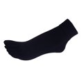 thumbnail image 1 of Couver 5 Finger Toes Ankle Toe Socks 1 Pair, Navy, Large, 1 of 1