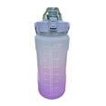 thumbnail image 1 of Botella de agua motivadora 2l NetGame Botella de agua Motivador 2L, color azul con morado, 1 of 4