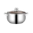 thumbnail image 1 of Large Capacity Thickened Stainless Steel Soup Pot Y9Q5, 1 of 7