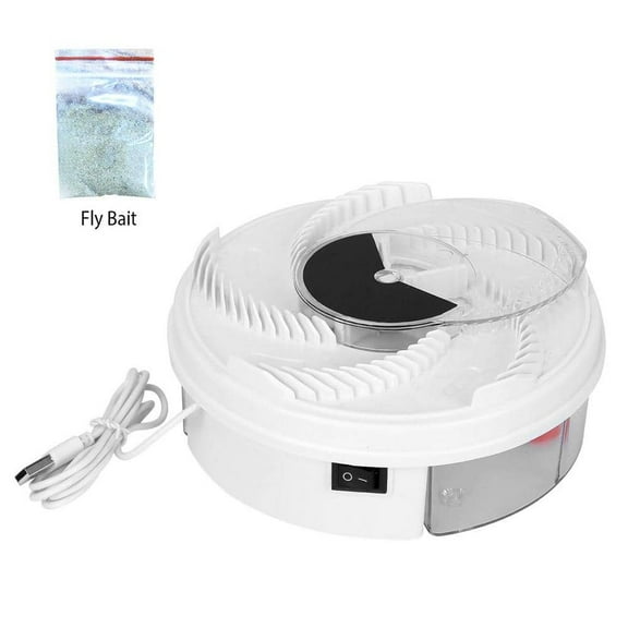 Afoxsos USB-Powered Electric Fly Trap, Automatic Rotating Insect Catcher and Pest Repellent Device for Home, Kitchen, and Restaurant Use