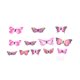 thumbnail image 2 of Arte De Pared, Adhesivo De Pared Rojo Desmontable Para Dormitorio Cergrey Butterfly Decal, 2 of 8