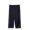Blue, variant on Womens Wide Leg Capri Pants Cotton Loose Fit Baggy Pants Summer Casual Elastic Waist Straight Lounge Pajama Pants