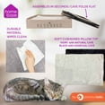 thumbnail image 3 of Precious Tails HomeBase Rectangular 2-Tier Collapsible Pet Cat Cave Bed, Item Weight 4 lb, 3 of 8