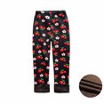 thumbnail image 3 of Hicidod Leggings for Girls Fleece Lined Fahion Printed Thick Warm Winter Tights High Waist Ankle Length Padded Casual Pants, 3 of 7