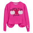 thumbnail image 4 of Bibifish Sweatshirts For Women Halloween Fun Pumpkin Graphic Fall Fashion Crewneck Sweatshirts Soft Long Sleeve Pullover Tops, 4 of 4
