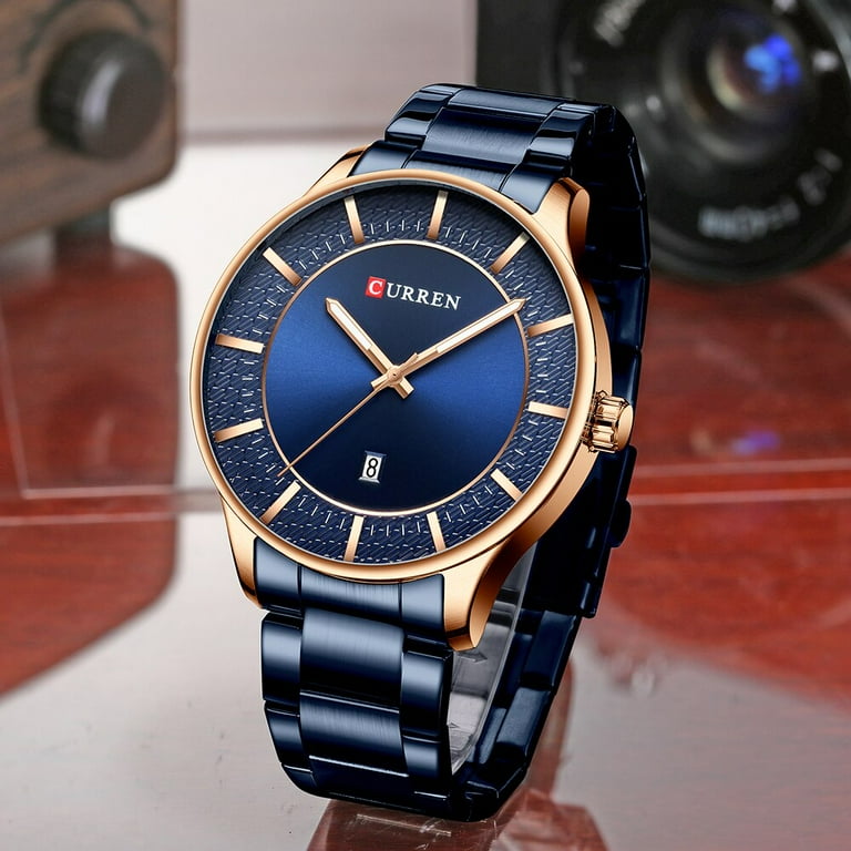 Curren Men Watch Stainless Steel Classy Business Watches Male Auto Date Clock 2019 Fashion Quartz Wristwatch Relogio Masculino Quartz Wristwatches