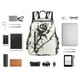 thumbnail image 4 of Disketp Black And White Rose Mochila Ligera e Impermeable, Mochila de Día Resistente para Viajes, Senderismo y Uso Diario para Hombre y Mujer, 4 of 7