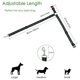thumbnail image 2 of Cinturón de nailon para perros, arnés de coche ajustable universal para perros y gatos con absorción de impactos, correa para perros Cinturón de seguridad duradero para mascotas para viajes(Negro) Rojo Verde, 2 of 5