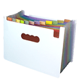 thumbnail image 1 of Carpeta de archivos expandible con etiquetas adhesivas, organizador de archivos, carpeta de archivos expandible, 1 of 5