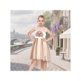 thumbnail image 2 of Sunny Fashion Girls Dress Puppy Fluffy Dog Pet Embroidery High Low Sleeveless Tulle Party Casual 8 Years, 2 of 8