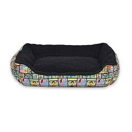 UPC: 0742797914725 | SpongeBob SquarePants Deco Design Cuddler Dog Bed | Durable Washable Dog Bed from SpongeBob  SpongeBob Plush Washable Dog Bed | Elevated Dog Bed  SpongeBob Dog Bed  Pet Beds for Dogs  Cute Dog Beds