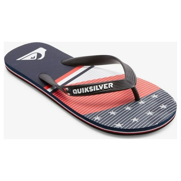 Quiksilver Men's Molokai 4th Flip Flop Sandals Blue 1 - AQYL101273-BYJ1  BLUE 1