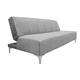 thumbnail image 1 of Sofa Cama Reclinable El Bazar Store Miami Plata terciopelo, Futon 3 posiciones, Sala, Love Seat, 1 of 7