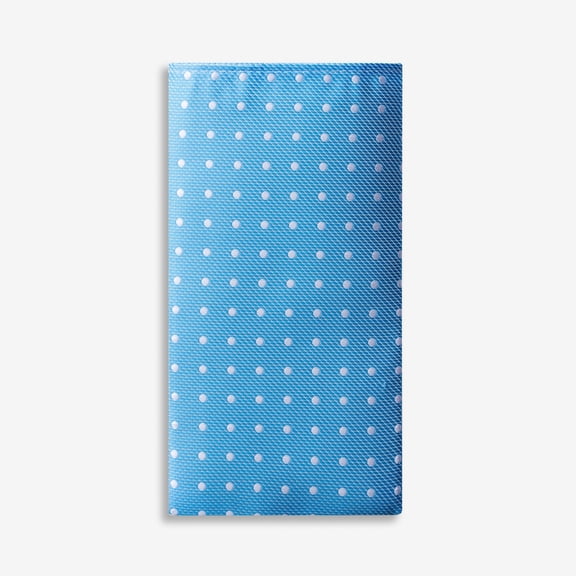 Baby In Blue Dotted Pocket Square