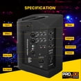 thumbnail image 3 of Altavoz portátil PRO DG i603A, 600 W, Bluetooth, TWS, batería de 8 horas, 3 of 8