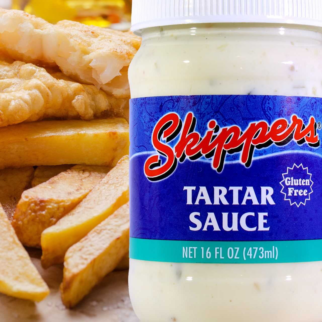 (4 pack) Nw Gourmet Foods Skipper’s, Tartar Sauce, 16 fl oz Jar