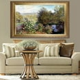 thumbnail image 3 of Claude Monet Art Reproduction Monet Water Lilies Paintings Giclee Canvas Prints Corner of the Garden Wall Art for Home Decoration Framed Ready to Hang, 3 of 4