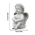 thumbnail image 3 of YOHAVEN European Vintage Cherub Statue, Angel Candle Holder Resin Sculpture for Garden Home Tabletop, Retro Decorative Ornament for Living Room Mantle, 3 of 6