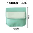 thumbnail image 2 of 1 pieza de billetera portátil mini zero pequeña fresca y minimalista de 10,5 x 10 cm, color verde claro, 2 of 5
