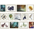 thumbnail image 5 of Kate and Laurel Sylvie Not Again Framed Canvas Wall Art by Faryn Hughes, 22x22 Gray, Modern Abstract Cat Art for Wall, 5 of 7