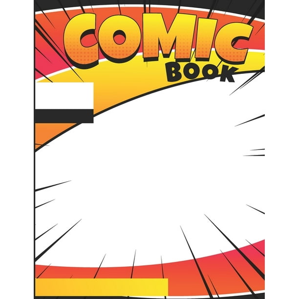 Comic Book Blank Comic Book Many Different Panel Variations 