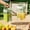 Green, variant on Drink Dispenser for Fridge,Juice Dispenser with Press-Tap & Removable Strainer, Leakproof, Portable Handle & Metal Stand, Lemonade Dispenser for Party/Dairly Use